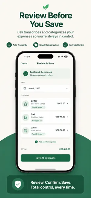 Bali Expense Tracker screenshot 3
