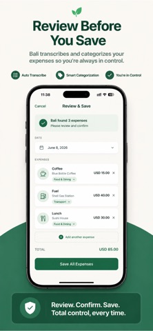 Bali Expense Tracker Screenshot 3 of 4