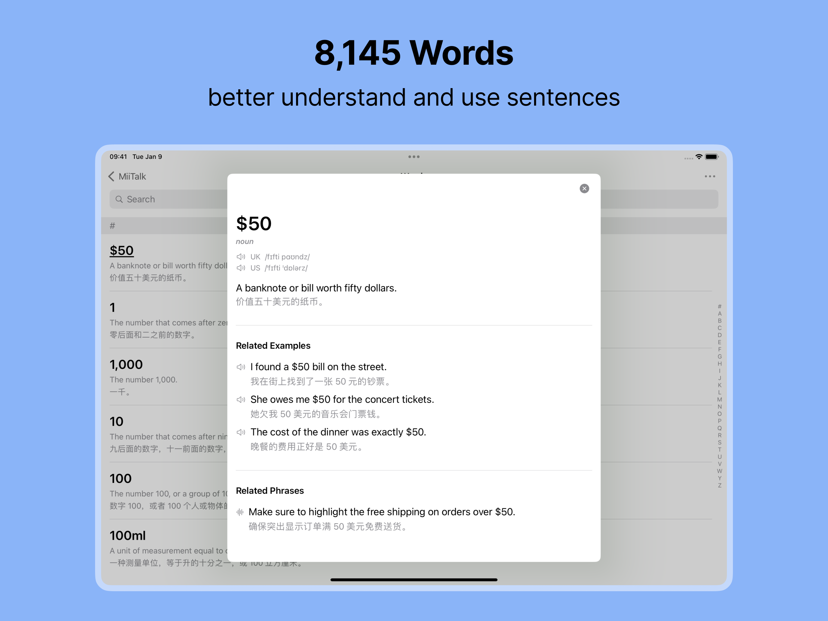 MiiTalk - Learn Spoken English