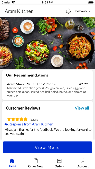 Aram Kitchen Screenshot