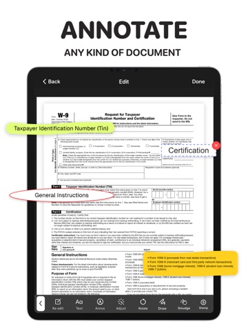 PDF Scanner・Document Scanner・ iPad screenshot