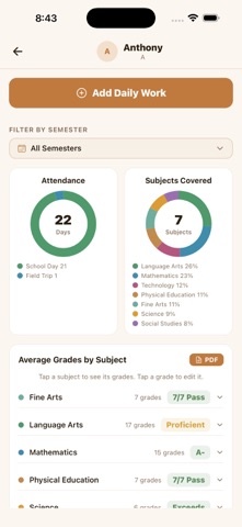 Daily Homeschool Tracker screenshot 3