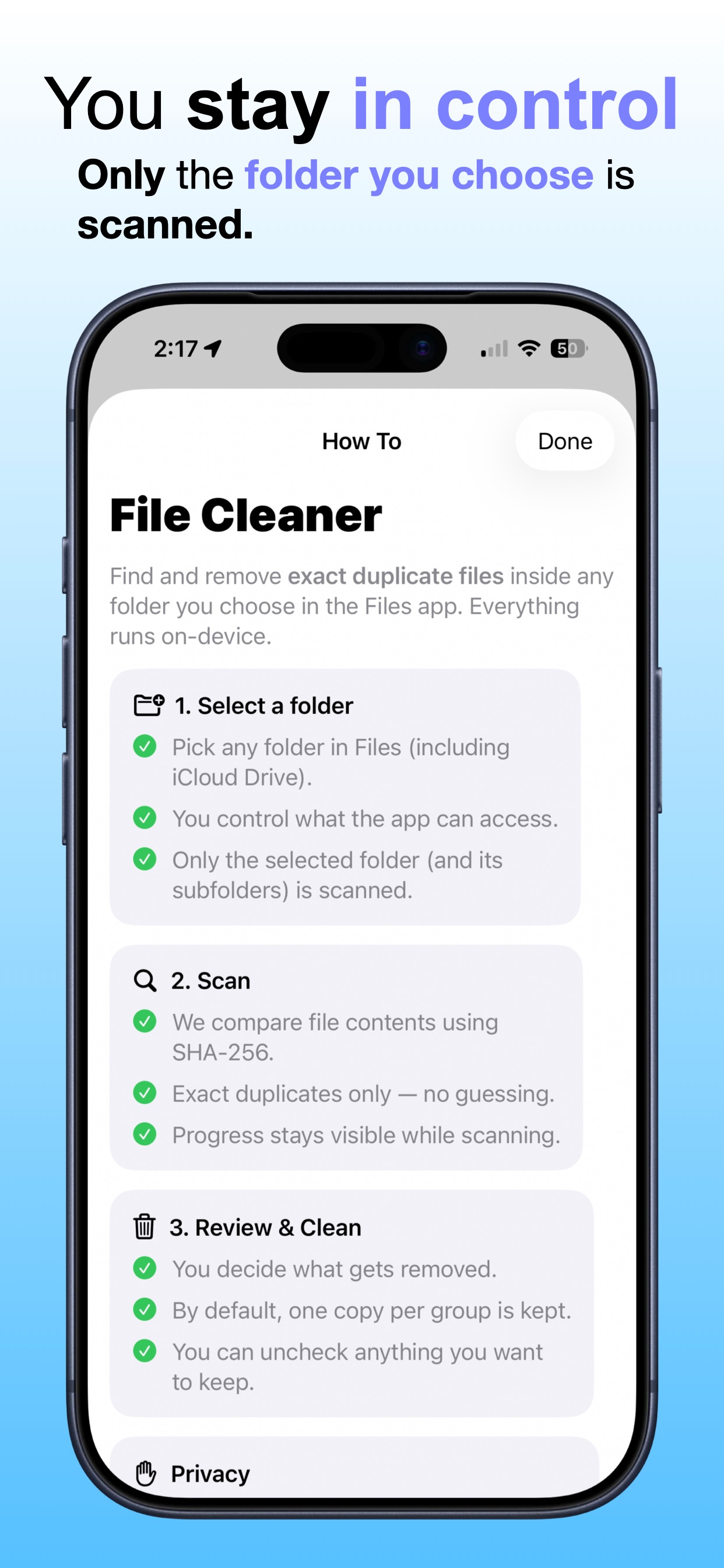 File Cleaner screenshot 2