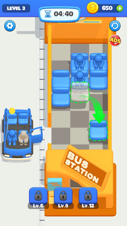 #1. Go Away - Bus Seat Game 3D (iOS) 由: Wonder Rush Technology Limited