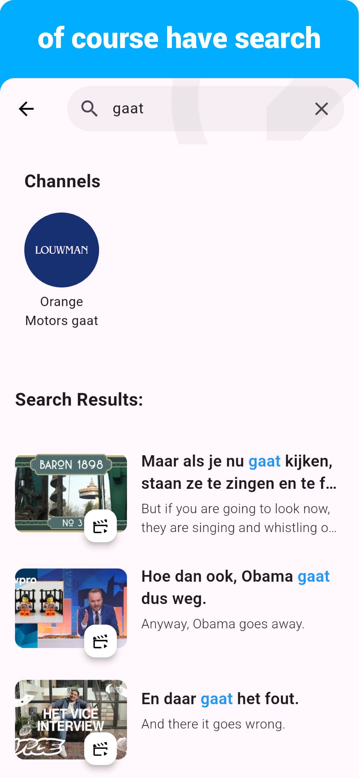 Dutch  - Listening Speaking