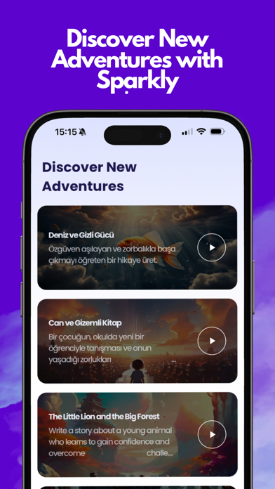 Sparkly : AI Story Teller Screenshot