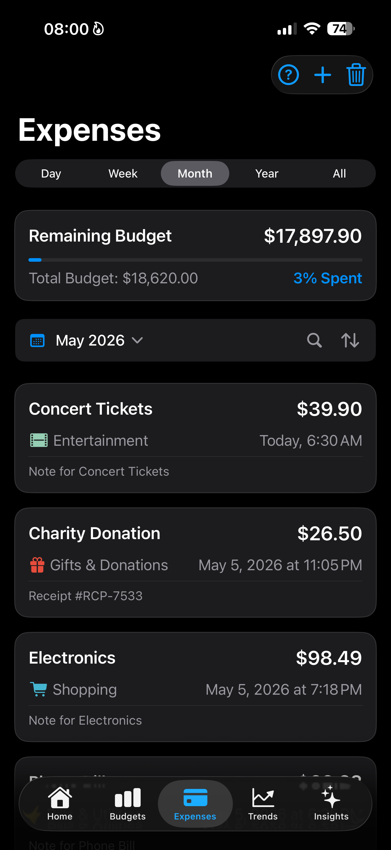 SmartBudget Insights