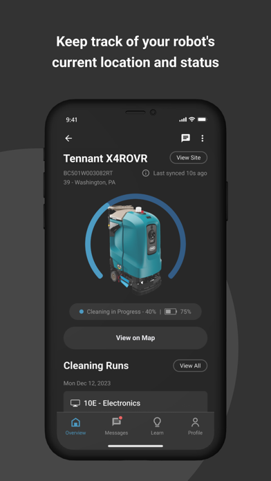 Screenshot 4 of Tennant Robotics App