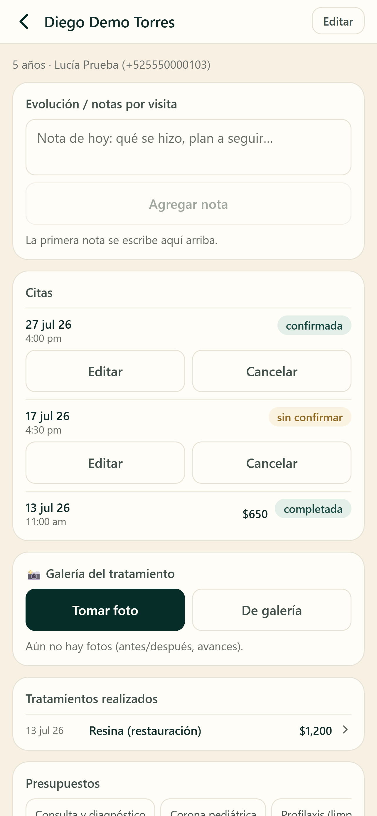 CitaClara: tu consultorio screenshot 3