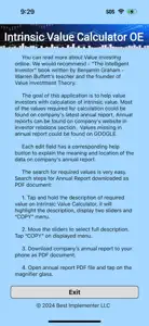 Intrinsic Value Calculator OE screenshot #7 for iPhone