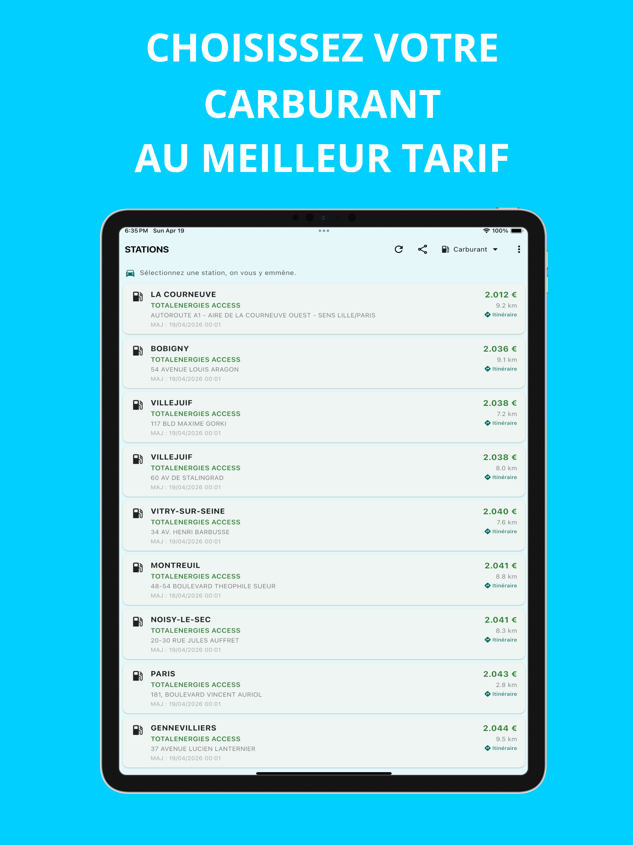 Essence moins cher screenshot 6
