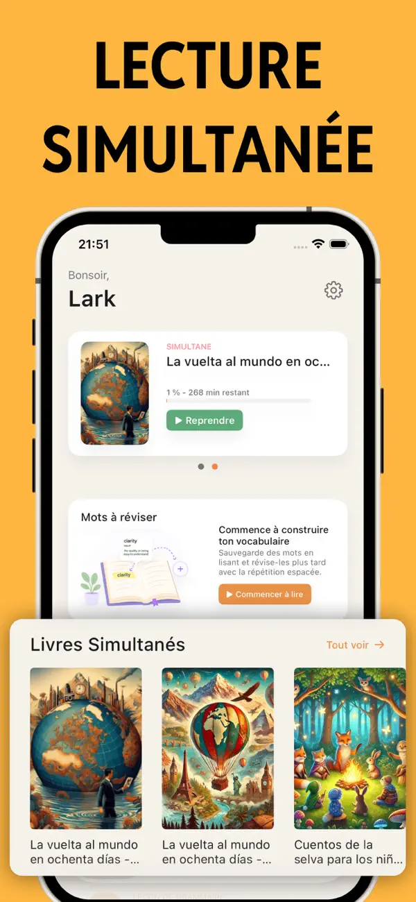 Screenshot #1 pour Espagnol lecture, livres audio