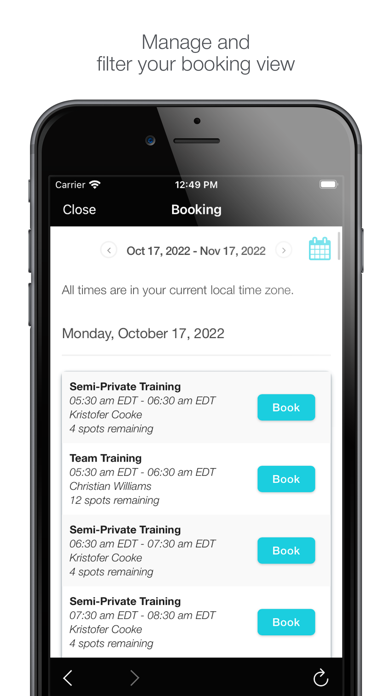 Peak Performance PT App Screenshot