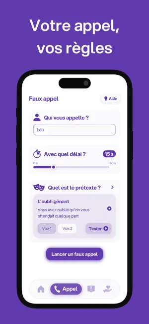 Apphelp - Faux Appel SOS screenshot 3