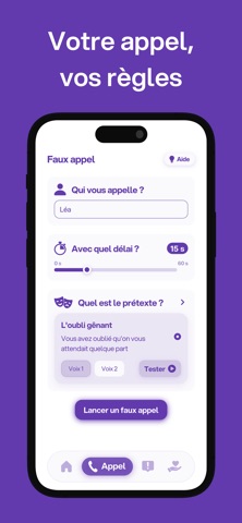 Apphelp - Faux Appel SOS iPhone screenshot