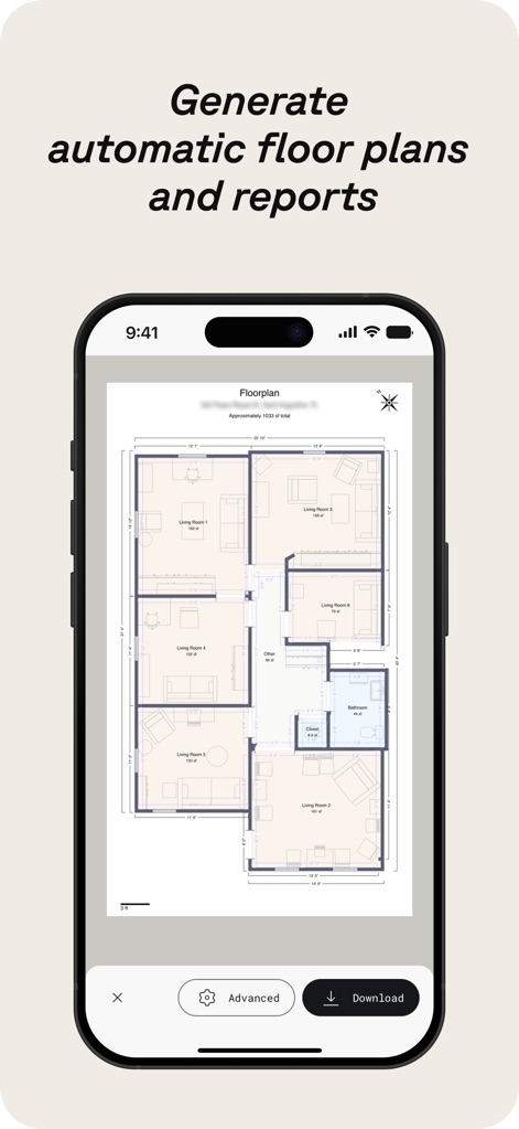 Polycam 3D Scans & Floor Plans - 精密フロアプラン作成