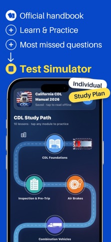CDL Prep 2026: Test Practice Screenshot 4 of 10