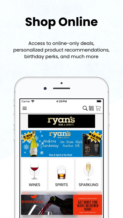 Ryan's Wine & Spirits Screenshot