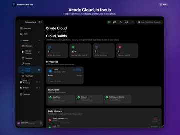 ReleaseDeck Pro iPad screenshot