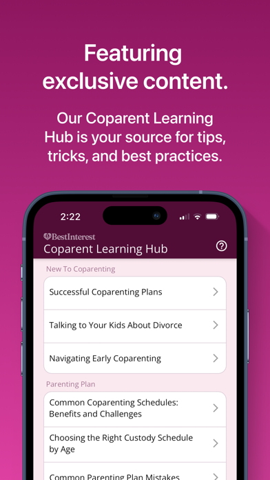 BestInterest for Coparents Screenshot