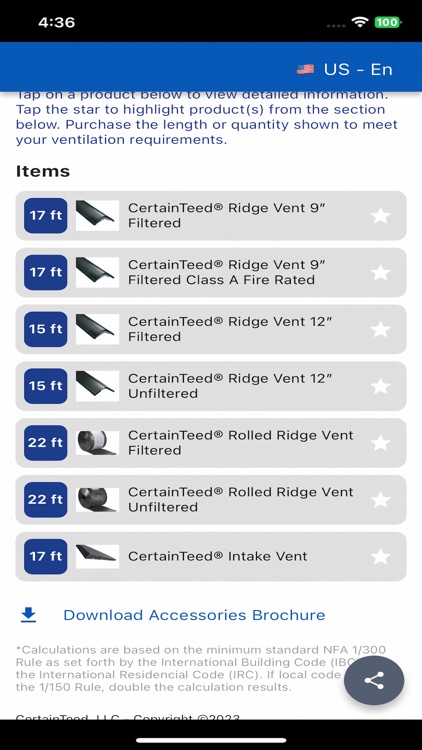 Roofing Ventilation Calculator