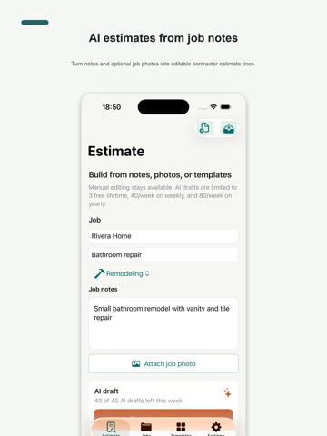Contractor Estimate Bidcue
