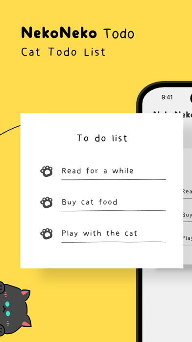 Cat Todo：To do list & Reminder Screenshot