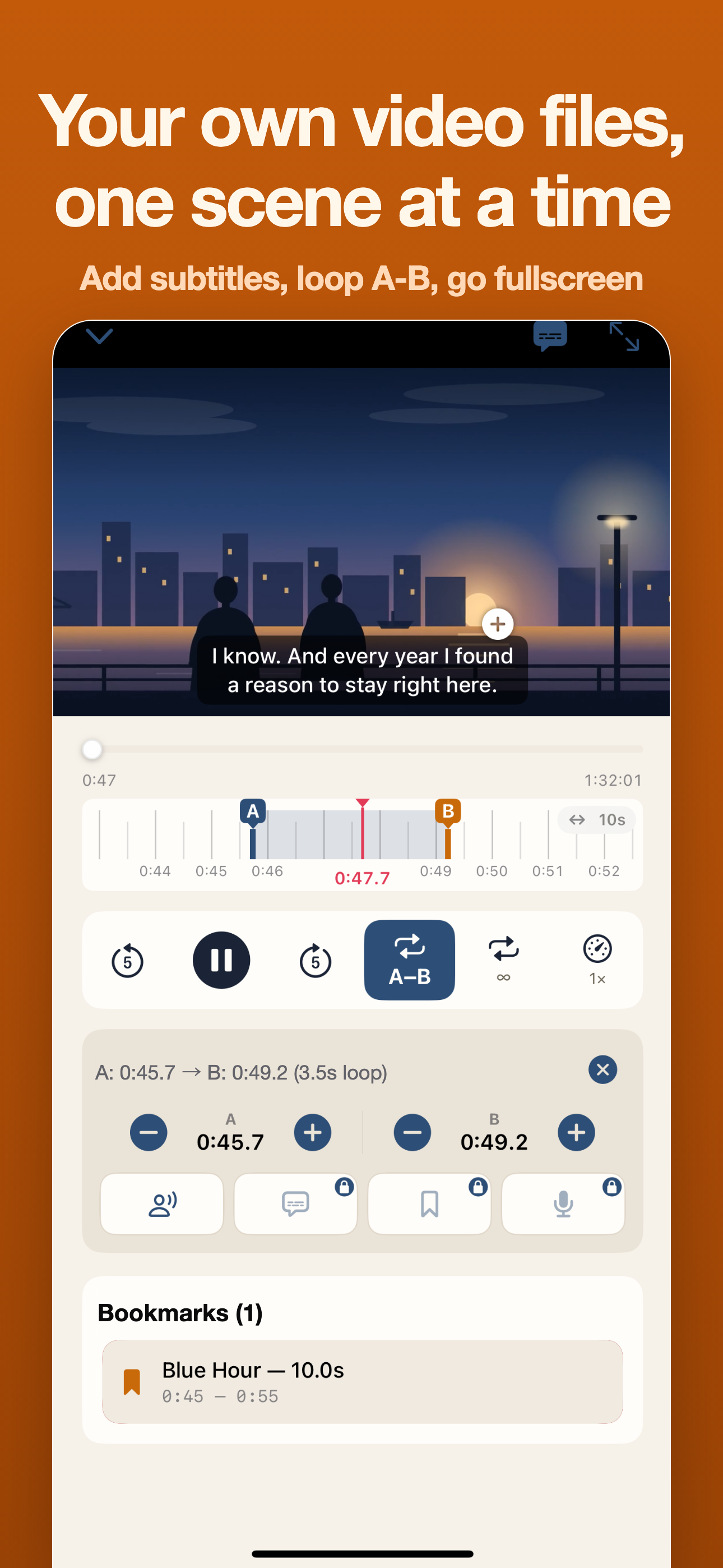 Phrabbit: Shadowing & A/B Loop screenshot 7