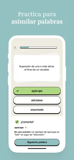 Captura de pantalla de Vocabulary - Aprende Palabras en iPhone 5