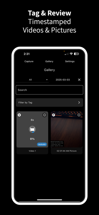 BodyCamApp Screenshot 2 of 4