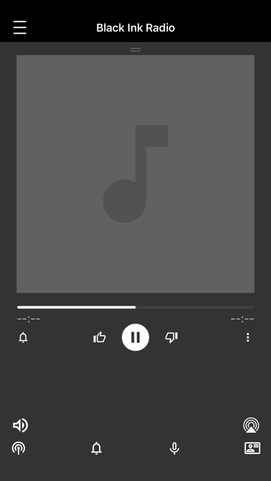 Black Ink Radio Screenshot