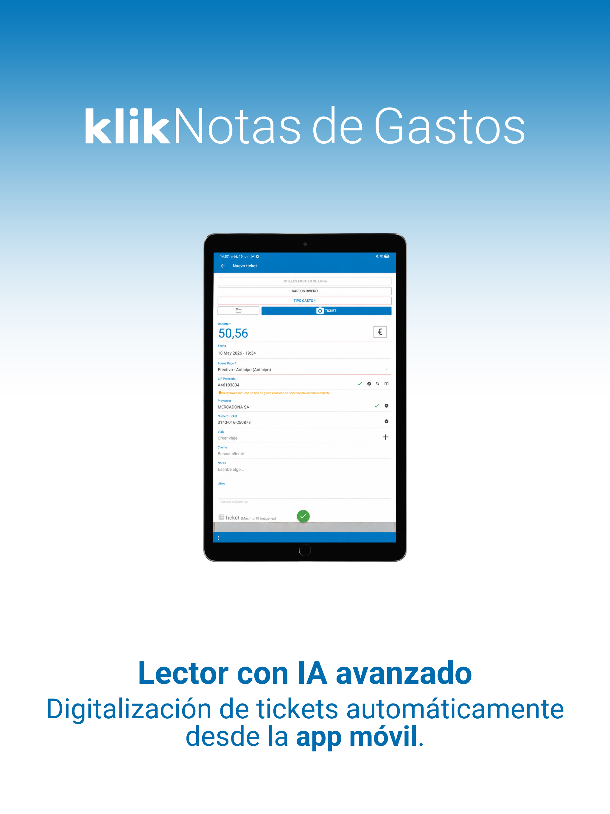 Klik | Notas de Gastos