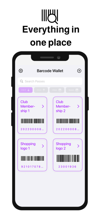 Barcode Wallet Screenshot 3 of 4