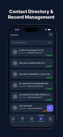 Durbin ERP screenshot