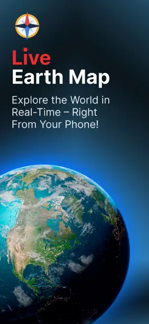 Globe 3D Earth: World Map Live screenshot 1