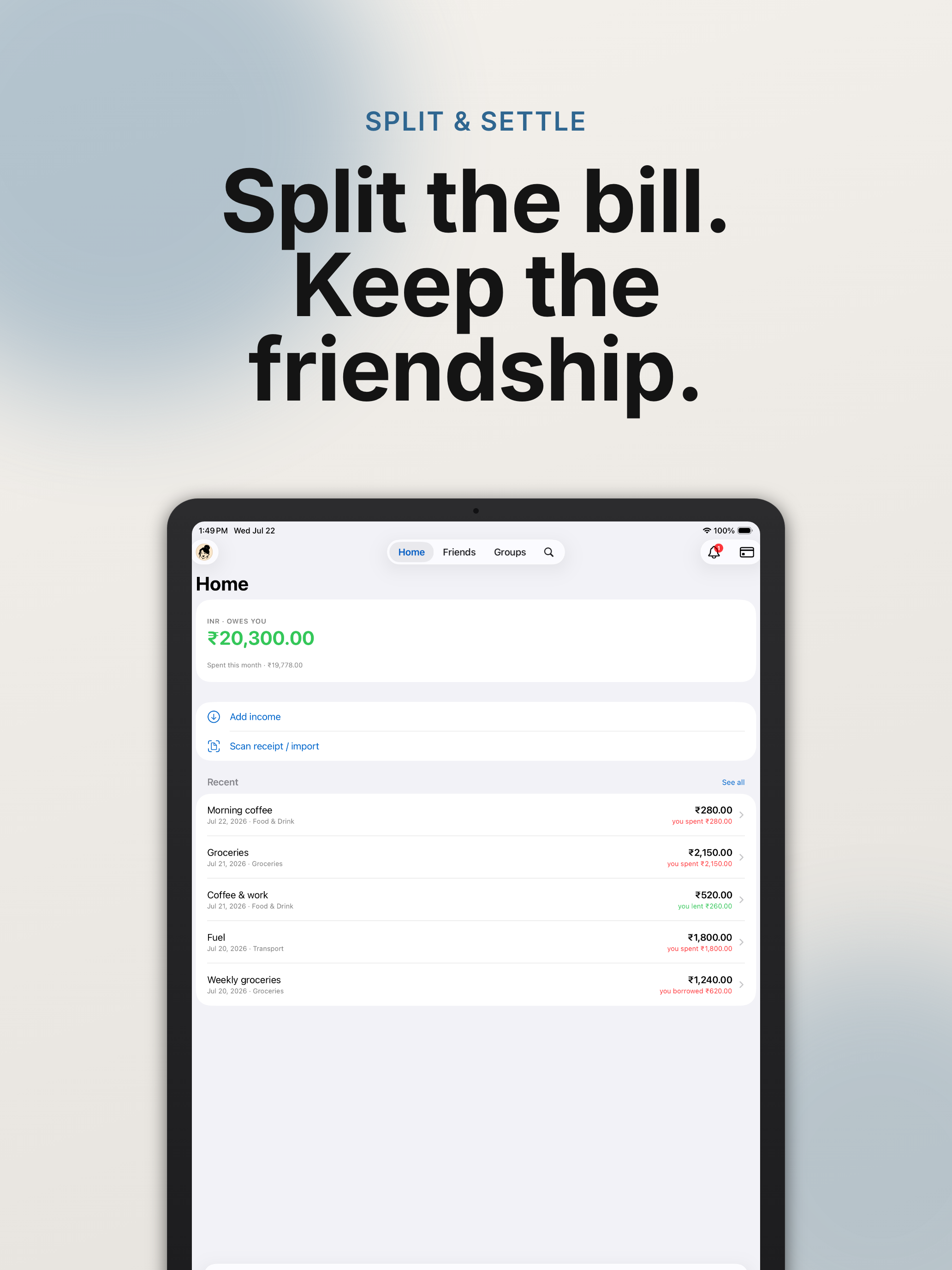 Expensease screenshot 7