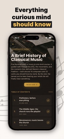 Virtuoso Classical Music Guide iPhone screenshot
