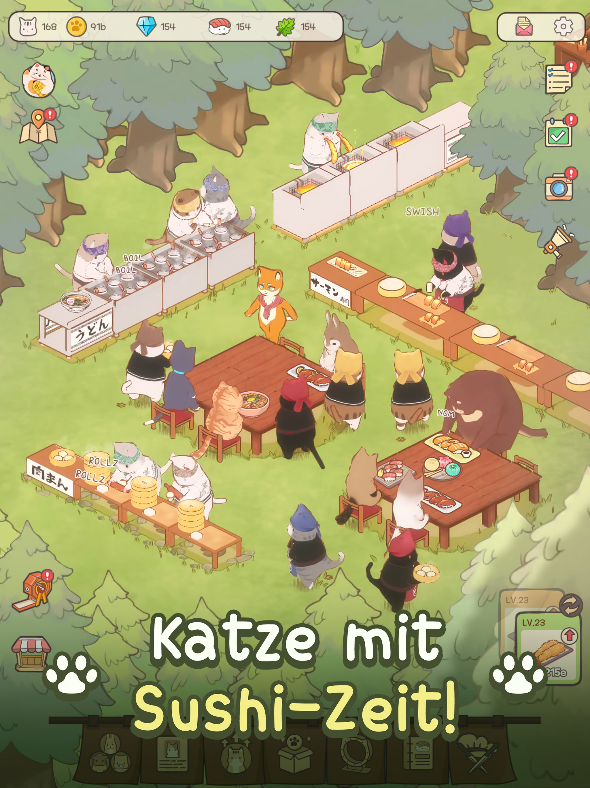 Katzen-Chef – Imbiss-Tycoon