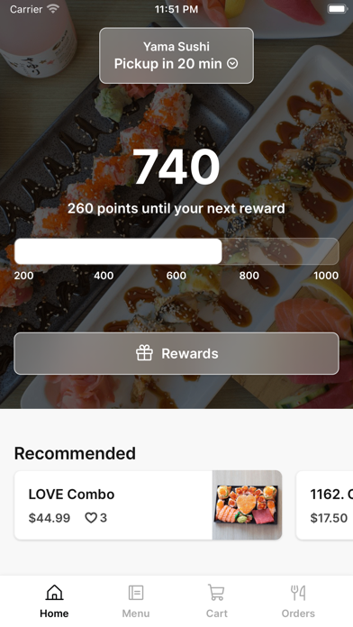 Yama Sushi - San Francisco Screenshot