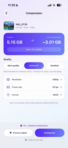 ClipLite - Video Compressor screenshot 5