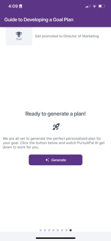 PursuitPal Goal Copilot screenshot