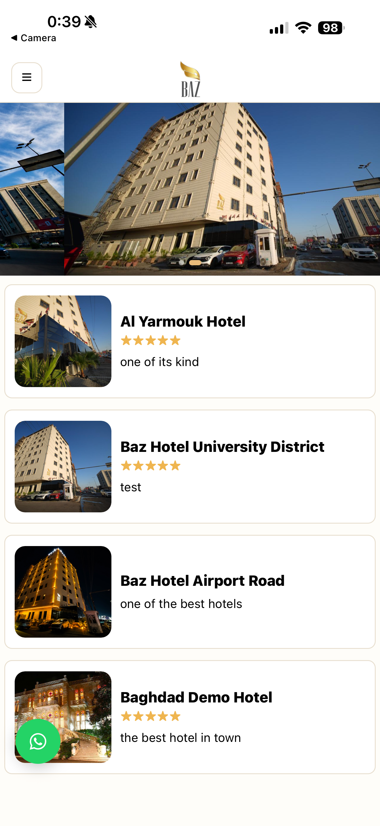 Baz Hotels screenshot 4