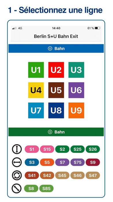 Screenshot #1 pour Berlin S+U Bahn Exit