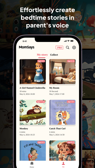 MomSays: AI Bedtime Stories Screenshot