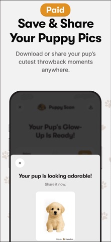 Puppify - Your dog as a Puppy! iPhone screenshot