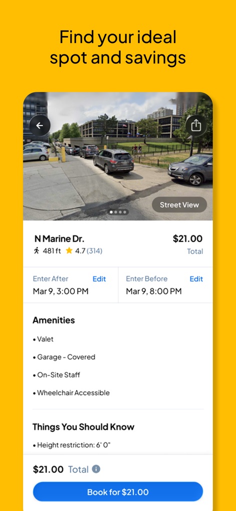 SpotHero: #1 Rated Parking App - Spot Details Revealed