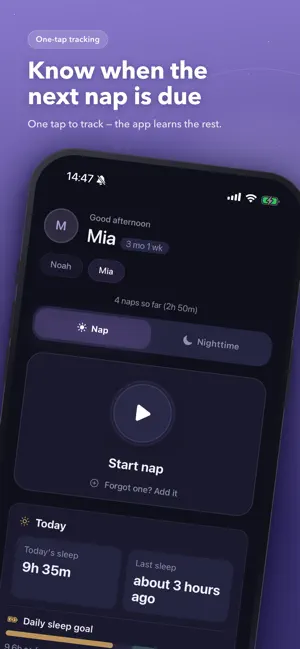 Little Nap: Baby Sleep Tracker screenshot 1