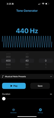 ToneForge iPhone screenshot