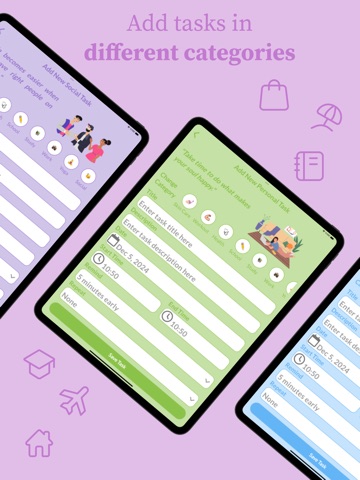 Kawaii To Do iPad screenshot