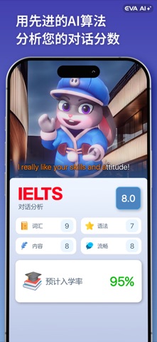 Eva Speak AI: 英语学习一对一口语 screenshot
